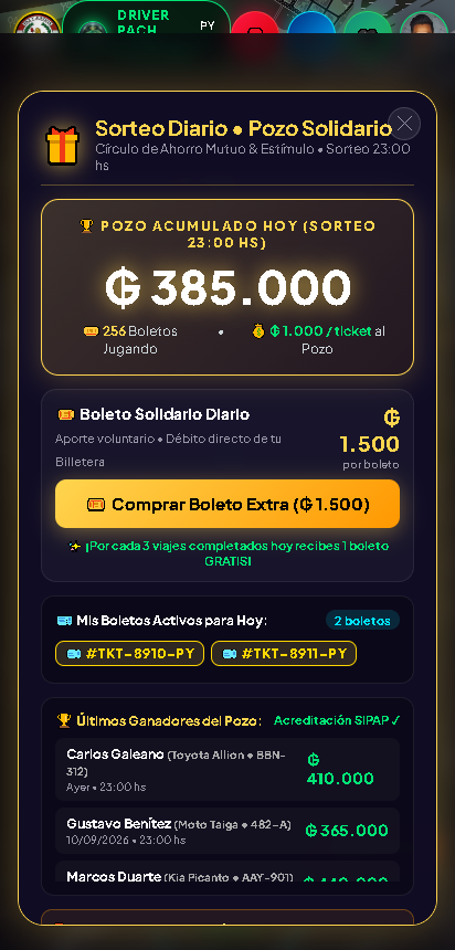 Pozo Solidario Escalonado